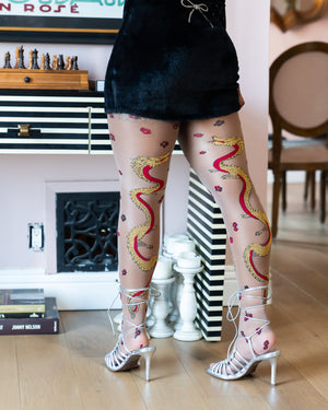 Year of the Dragon Sheer Tights